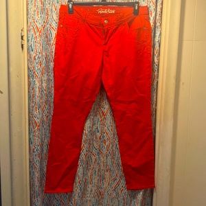 Women’s Old Navy Rockstar Pants Size 14 Red